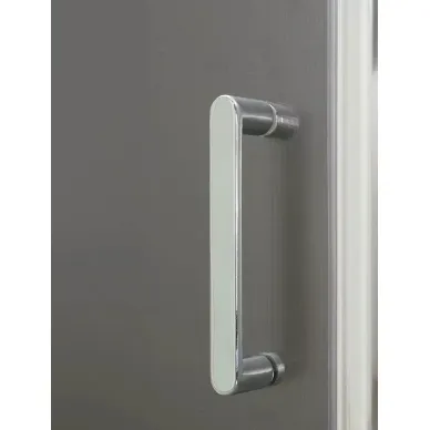 Душевая дверь BelBagno Uno (UNO-195-BF-2-180-P-Cr) 180x195 см, стекло рифленое/профиль хром 1