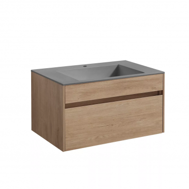 Тумба для ванной Vincea Chiara 800 (VMC-2C800NO) (79.2 см) (n.oak) 7