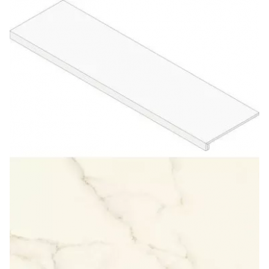 AGII	Marvel Calacatta Apuano Scalino 120 Silk 33x120 0