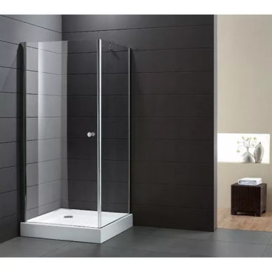 Душевой уголок Cezares Triumph A1 (L) (80x80) текстурное стекло 0