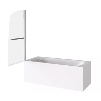 Шторка для ванной Good Door Screen R-HT-80-C-CH (80x140) профиль хром/прозрачное стекло 2