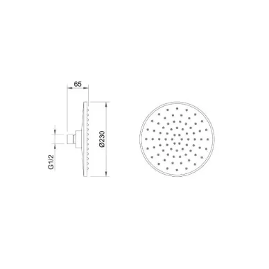 Душевая система Berges Nardis 3R (071013) с поворотным изливом, хром 6