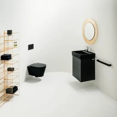 Laufen Kartell Зеркало круглое d=78см, настенное, без подсветки, цвет: медь 3.8633.1.089.000.1 11