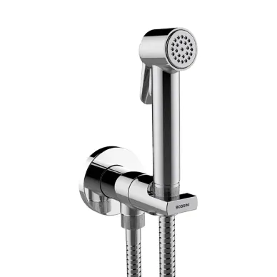 Bossini Paloma Brass Гигиенический душ со смесителем, лейкой и шлангом 125см., цвет: хром E34007B.030 0