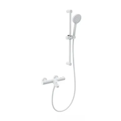 Смеситель для ванны Wonzon & Woghand  WW-C2002-A-MW термостатический, белый матовый 0