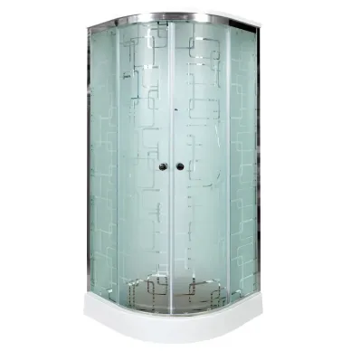 Душевая кабина DTO EM EM1510EL 100x100x220 см, с электрикой 0