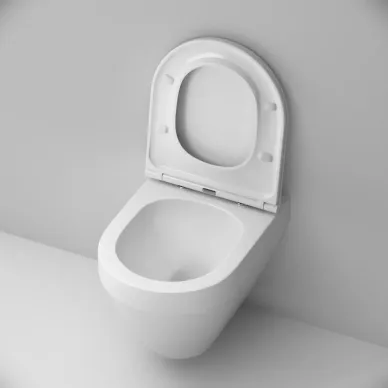 Унитаз подвесной Am.Pm Spirit V2.0 C701900SC безободковый, с микролифтом, белый 4