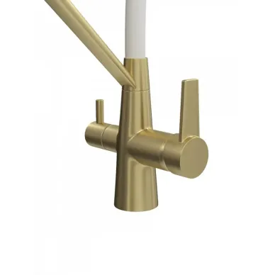 Смеситель для кухни Teymi Solli T10273 золото/белый 13