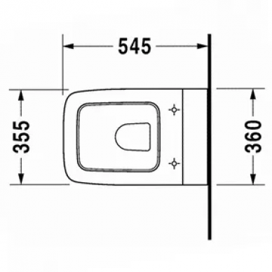 Чаша подвесного унитаза Duravit PuraVida (2219090000) 3