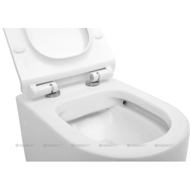 Чаша подвесного унитаза Aquanet Rimless Cetus-W (BL-102N-WHT) микролифт 4