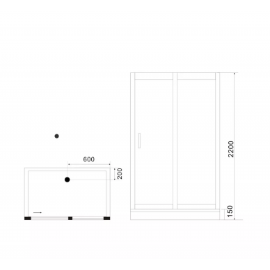 Душевая кабина Black & White Galaxy G5509 (120х90) 6