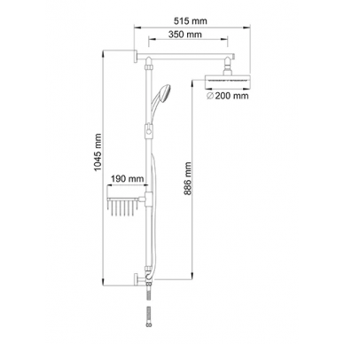 Душевая система Wasserkraft (A015) 6