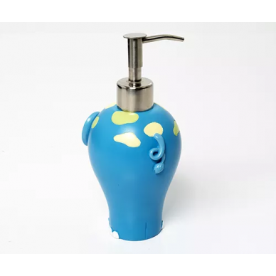 Дозатор для жидкого мыла Wasserkraft Lippe K-8100 (K-8199) (в форме слона) синий 2