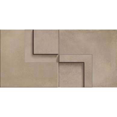 60482 Mosaico 3D Taupe 12,5x25 0