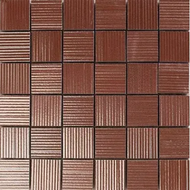 Lava Copper Rigato Mosaico 5x5 29.75x29.75 0