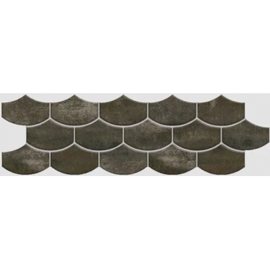 Nanocorten Titanium Lappato Mosaico Flake 14.73x44.63 0