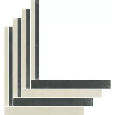 Object 7.0 Black/White Nat Mosaico Crossed 59.6x64.65 0