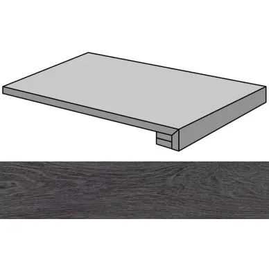 Rovere Black Decape Gradone Rec-45 44.63x89.46 0