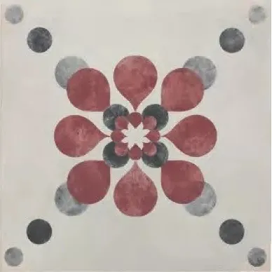 INSERTO CANALI FIORE GRIGIO 60.8x60.8 0