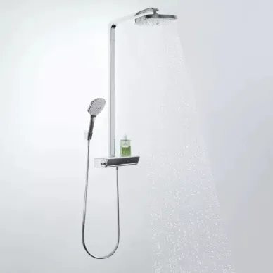 Душевая система Hansgrohe Raindance Select Showerpipe E300 2jet (27128000) 7
