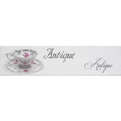 Decor Veronika Brillo Antiqua Blanco 10x40 0