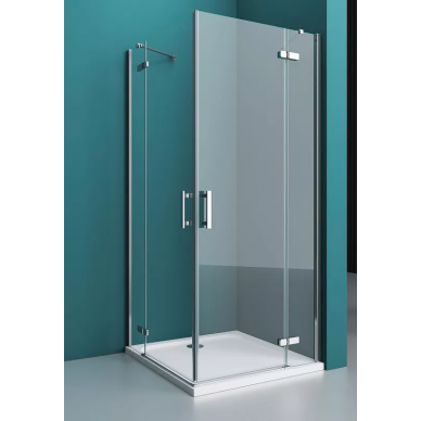 Душевой уголок BelBagno Kraft (KRAFT-AH-22-120/100-C-Cr-R) 120х100 см, профиль хром/стекло прозрачное 6