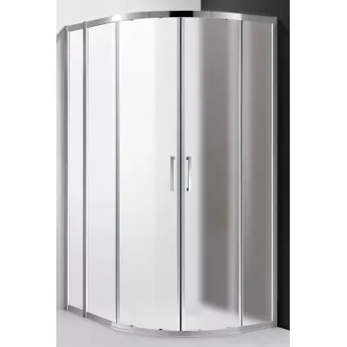 Душевой уголок Cezares Molveno (MOLVENO-RH-2-110/80-P-Cr) 110x80 см, профиль хром/стекло рифленое 0