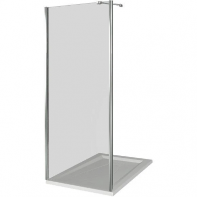 Боковая стенка Good Door Fantasy SP-100-C-CH (100 см) профиль хром/стекло прозрачное 0