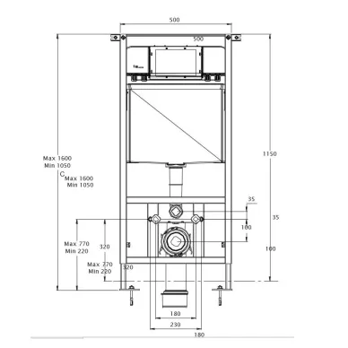 Инсталляция Azario (AZ-8010-1000+Ocean plus) + унитаз Creo Ceramique Ocean plus безободковый c сиденьем микролифт 7