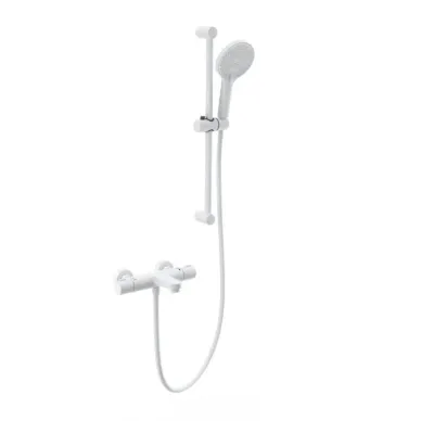 Смеситель для ванны Wonzon & Woghand WW-C2018-A-MW термостатический, белый матовый 0