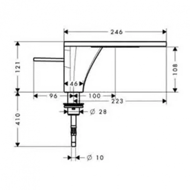 Смеситель для раковины Hansgrohe Axor Massaud (18010000) 1
