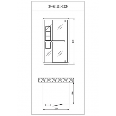 Сауна Orans SPA Natural (SN-96115I) (120х100) 6