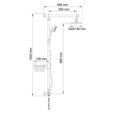 Душевая система Wasserkraft (A016) 7