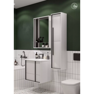Тумба для ванной Aquaton Ривьера 60 (1A238801RVX20) белый матовый 8