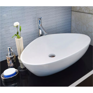 Раковина накладная CeramaLux N (9062) (66 см) 8