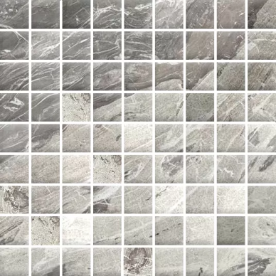 729068 I Marmi di Rex Marble Gray Mosaico 3D Mix 3x3 30x30 0
