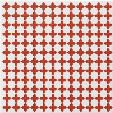 WW51M4 Red On White Wonder 4 20x20 0