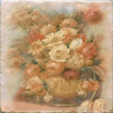 Inserto Ottocento Botticino 20x20 0