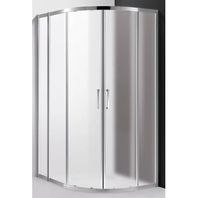 Душевой уголок Cezares Molveno (MOLVENO-RH-2-130/100-P-Cr) 130x100 см, профиль хром/стекло рифленое 0