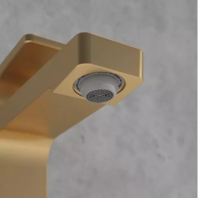 Смеситель для раковины Villeroy & Boch Architectura Square (TVW12500100076) золото сатинированное 5