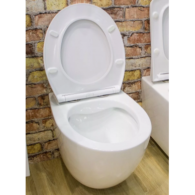Чаша подвесного унитаза Art&Max Elegant (AM9316CHR) безободковый 10