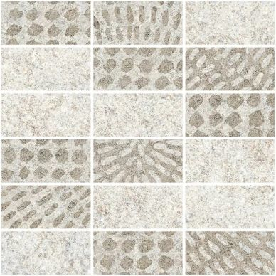 K9498878R001VTE0 Stone-X Мозаика Белый Матовый R10A (5х10) 30х30 0