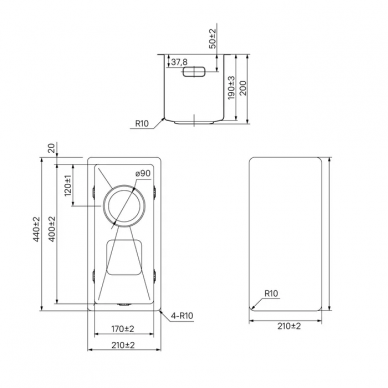 Мойка кухонная Iddis Edifice (EDI21G0i77) 	графит 7