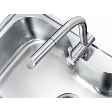 Смеситель для кухни Lemark Expert (LM5075S) нержавеющая сталь 6