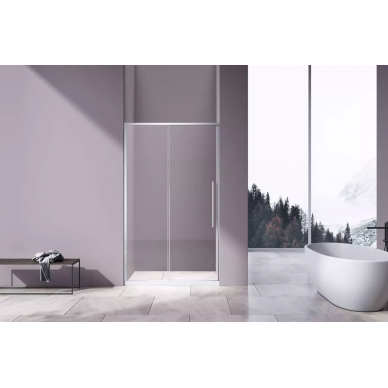 Душевая дверь Vincea Slim-N (VDS-4SN120CL) 120x195 см, профиль хром/стекло прозрачное 1