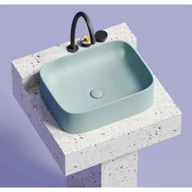 Раковина накладная Ceramicanova Element (CN6052MLG) (50.5 см) зеленая матовая 6