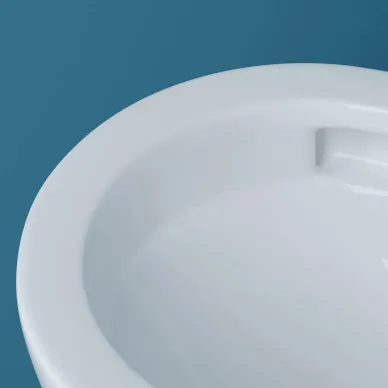 Унитаз подвесной Ceramicanova Vogue CN4008T безободковый, с сиденьем микролифт 5