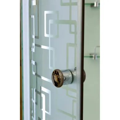 Душевая кабина DTO EM EM1512LLED+GM 120x80x220 см, левая, с гидромассажем, электрикой и LED подсветкой 5