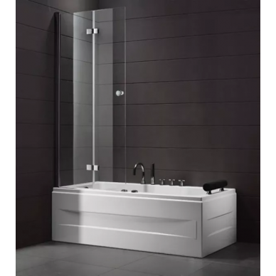 Шторка для ванной Cezares Triumph V21 (120x145) прозрачное стекло 0