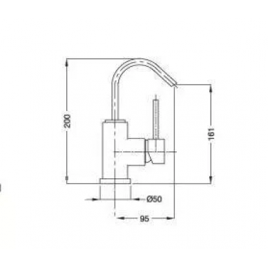 Смеситель для биде Bugnatese Inside (9223CR) (хром) 1